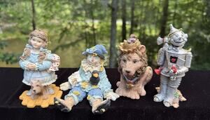 Rare Vtg Smithsonian Wizard of Oz Dorothy Tin Man++ Christmas Ornaments -S1